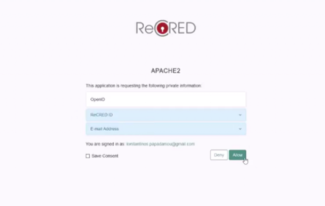 Newly implemented ReCRED functionalities demonstration videos - Κεντρική Εικόνα
